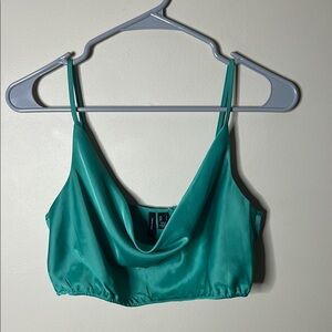 Vero Moda Teal Cowl Neck Blouse